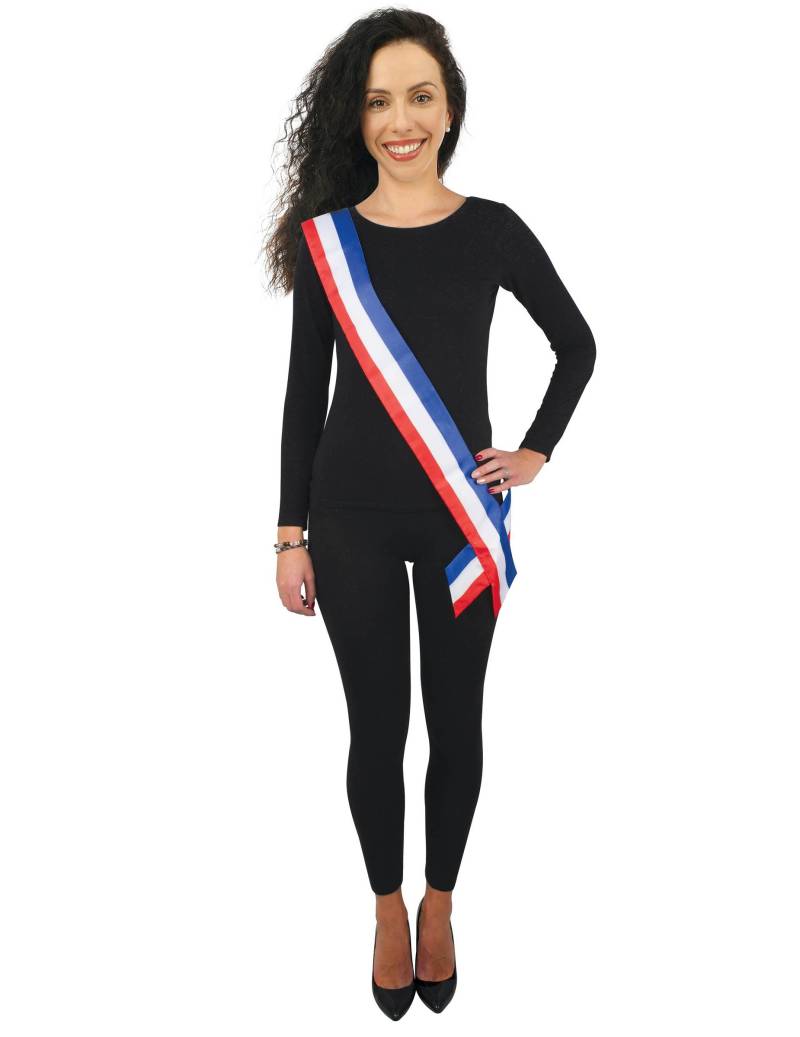 Schärpe Bürgermeister Frankreich Erwachsene blau weiß rot Schärpe Bürgermeister Frankreich Erwachsene blau weiß rot von PTIT CLOWN