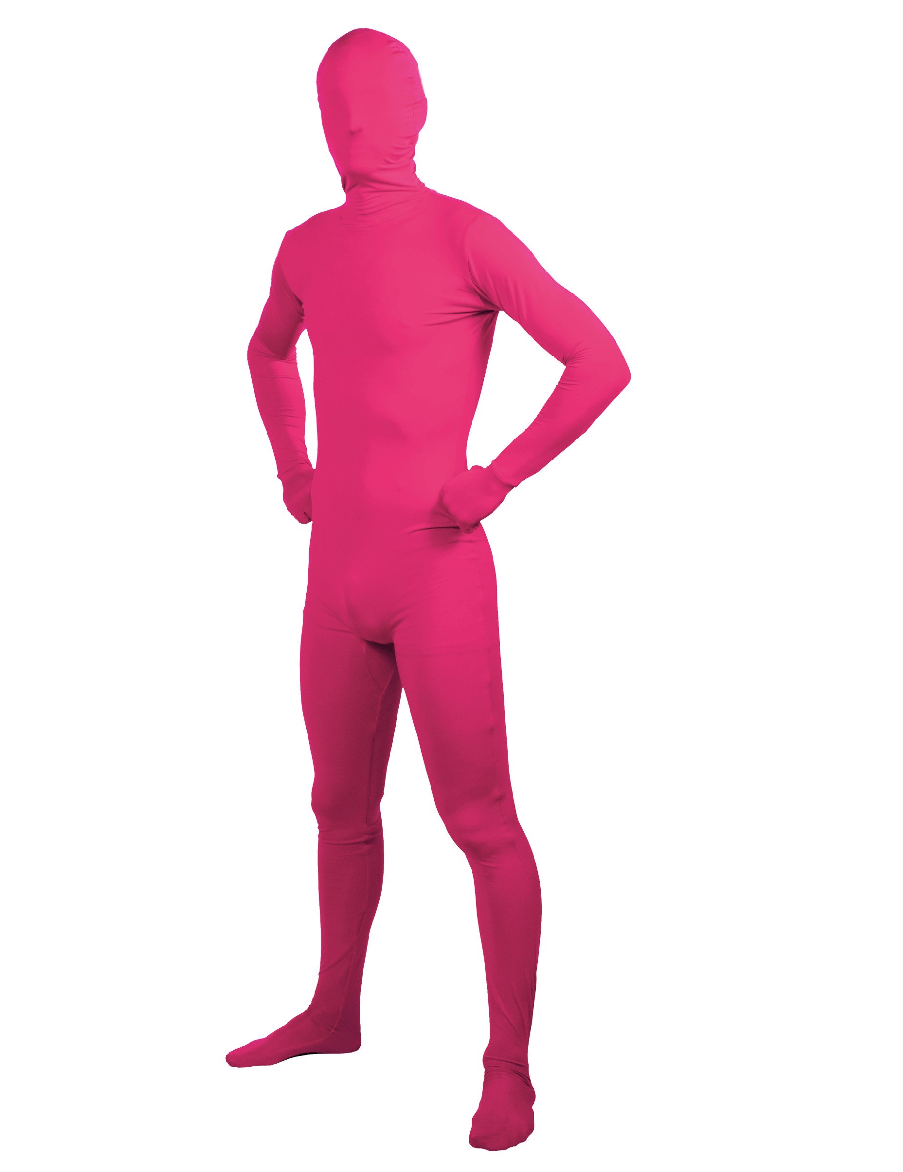 Second Skin-Anzug für Erwachsene Overall Faschingskostüm pink von PTIT CLOWN