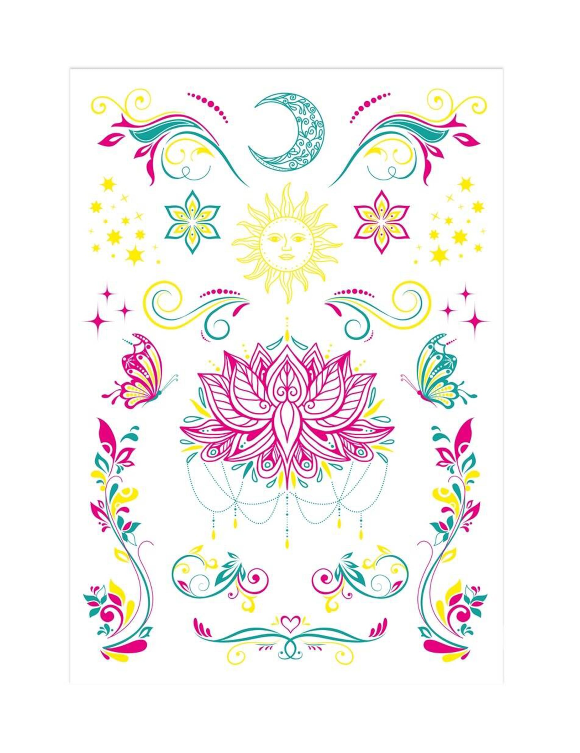 UV-Ornament-Tattoos von PTIT CLOWN