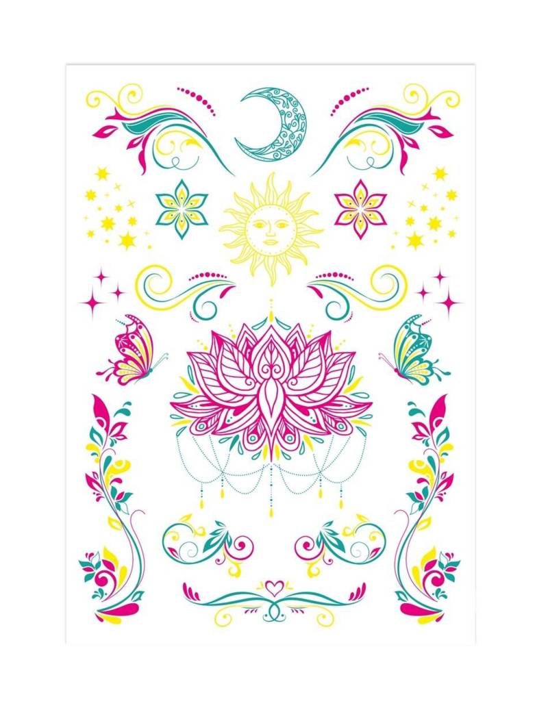 UV-Ornament-Tattoos von PTIT CLOWN