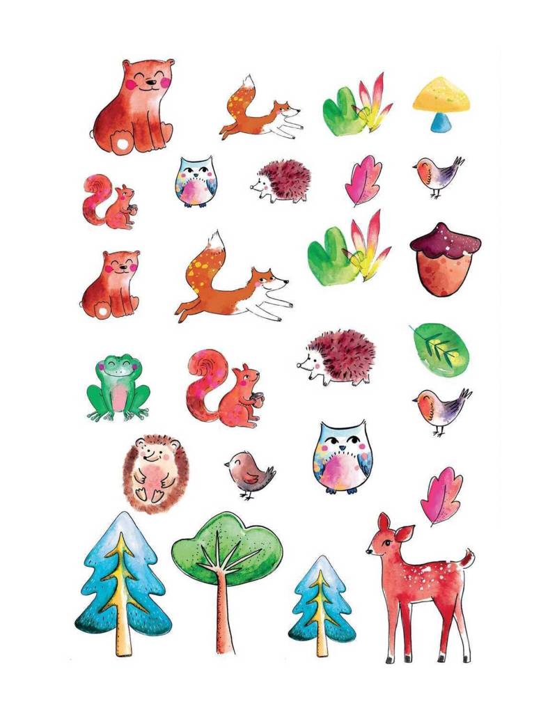 Waldtier-Tattoos von PTIT CLOWN