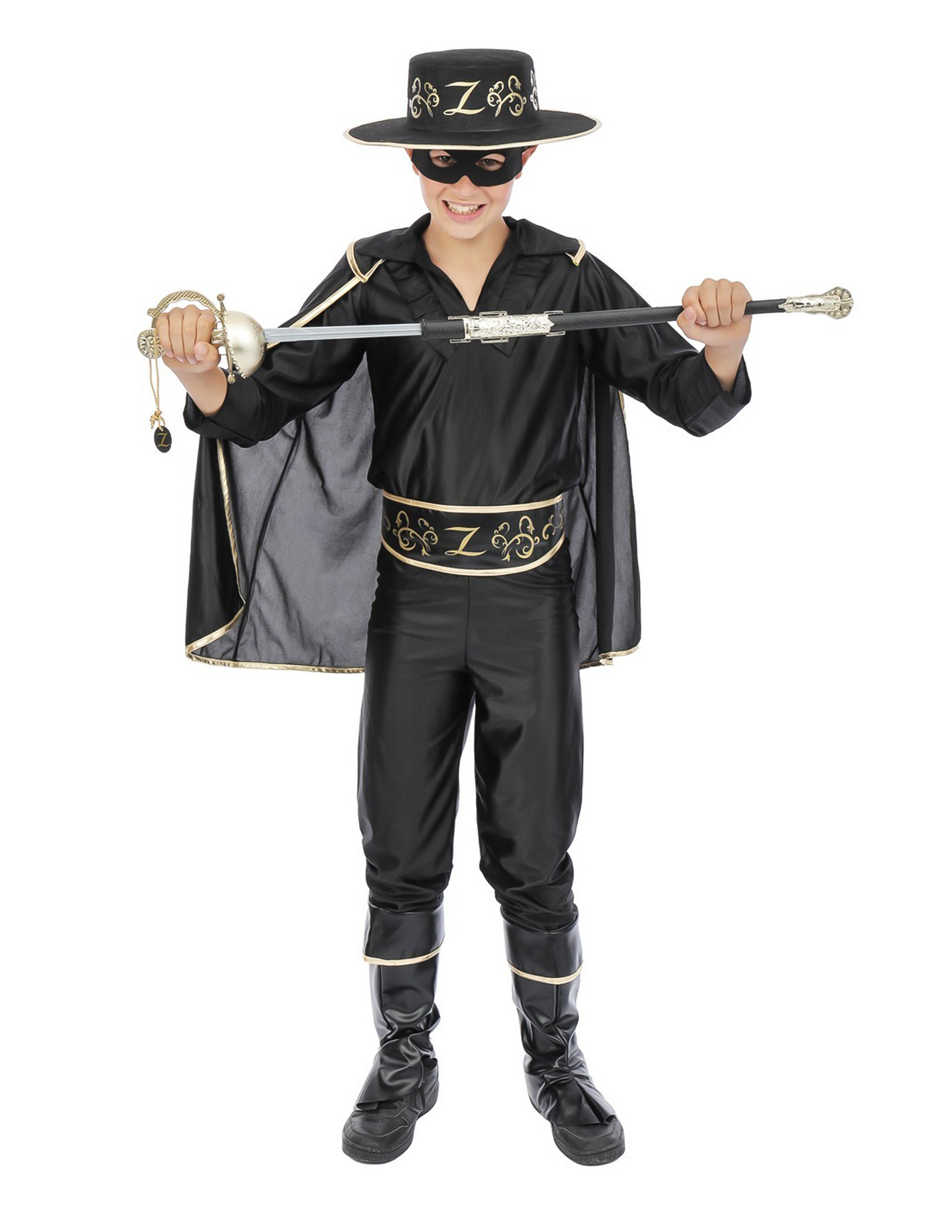 Zorro Kostüm für Kinder Zorro Kostüm für Kinder von PTIT CLOWN