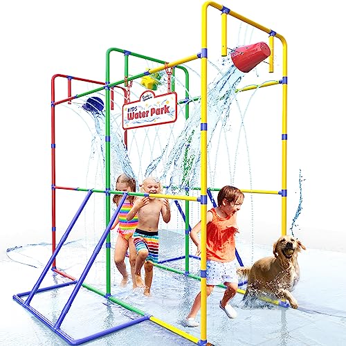 PUDDLE SPLASHERS Wasserpark im Hinterhof mit Spritzrad und Kippeimern für Wasserspiele im Freien für Kinder PUDDLE SPLASHERS Wasserpark im Hinterhof mit Spritzrad und Kippeimern für Wasserspiele im Freien für Kinder von PUDDLE SPLASHERS