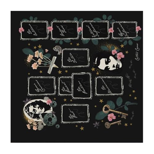 PUGEOAMN Divinations Tischdecke Lesekarte Astrologys Tarotkarten Tischdecke Altars Stoff Göttlichkeit Brettspielzubehör von PUGEOAMN