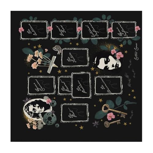 PUGEOAMN Divinations Tischdecke Lesekarte Astrologys Tarotkarten Tischdecke Altars Stoff Göttlichkeit Brettspielzubehör von PUGEOAMN