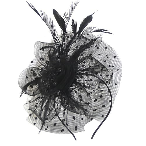 PUGEOAMN Fashion Mesh Mit Gefiedertem Stirnband Haare Erklärungen Abend Cosplay Haarstücke Für Hochzeiten Und Besonderen Anlass PUGEOAMN Fashion Mesh Mit Gefiedertem Stirnband Haare Erklärungen Abend Cosplay Haarstücke Für Hochzeiten Und Besonderen Anlass von PUGEOAMN