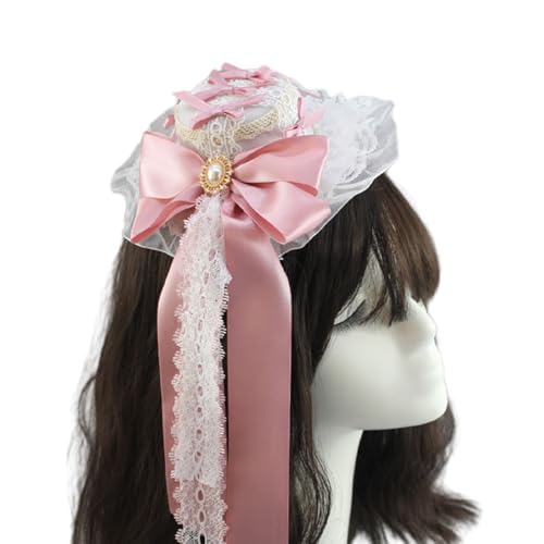 PUGEOAMN Punk Rose Lace Mit Haarclip Anime Kopfbedeckung Für Frauen Musikfestival Und Alltägliche Frisuren Halloween Requisiten PUGEOAMN Punk Rose Lace Mit Haarclip Anime Kopfbedeckung Für Frauen Musikfestival Und Alltägliche Frisuren Halloween Requisiten von PUGEOAMN