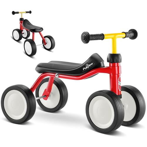 PUKYlino | Indoor-Rutschfahrzeug | Sicheres Laufrad für Zuhause | Sicherheitslenkergriffe | Für Kleinkinder ab 1 Jahr | PUKY Color von PUKY