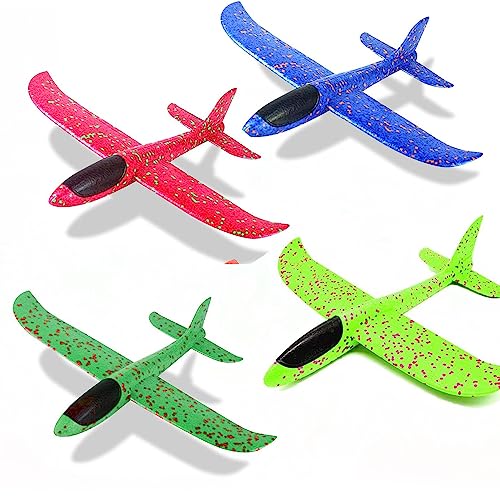 PULIJAZ Große Wurfschaum Flugzeug,Flugzeug Spielzeug Styroporflieger, Kinder Flugzeug Spielzeug, Geeignet für Manuelle Wurfspiele, Modellflugzeug, Geburtstagsgeschenke, Jungen Geschenke (4Stück) PULIJAZ Große Wurfschaum Flugzeug,Flugzeug Spielzeug Styroporflieger, Kinder Flugzeug Spielzeug, Geeignet für Manuelle Wurfspiele, Modellflugzeug, Geburtstagsgeschenke, Jungen Geschenke (4Stück) von PULIJAZ
