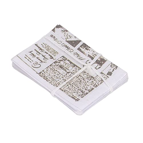 10pcs Lebensee Miniaturzeitung, 1/12 1/6 Handgefertigtes Puppenhausstudienzubehör, für Puppenhausdekoration, Mini -Print -Zeitungen 10pcs Lebensee Miniaturzeitung, 1/12 1/6 Handgefertigtes Puppenhausstudienzubehör, für Puppenhausdekoration, Mini -Print -Zeitungen von PUNELE