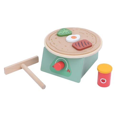 Fantasievolles Hölzernen Pfannkuchenspiel für, Bildungsspiel, das Spielzeugspielzeugkochset für über 3 Jahre Alt Fantasievolles Hölzernen Pfannkuchenspiel für, Bildungsspiel, das Spielzeugspielzeugkochset für über 3 Jahre Alt von PUNELE