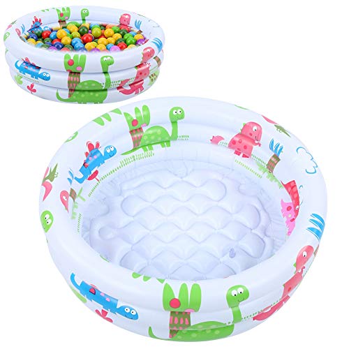 PUNELE Baby Mini Pool, Runde Aufblasbare Baby Kleinkinder Schwimmbad Tragbare Aufblasbare Kinder Little Pumpe Cartoon Dinosaurierpool Innen Im Freien für Kinder Mädchen Junge PUNELE Baby Mini Pool, Runde Aufblasbare Baby Kleinkinder Schwimmbad Tragbare Aufblasbare Kinder Little Pumpe Cartoon Dinosaurierpool Innen Im Freien für Kinder Mädchen Junge von PUNELE