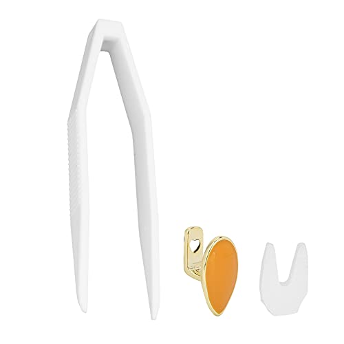 PUNELE Cosplay Kupferbeschichtung Hip -Hopfenzähne, Cosplay -Partyzubehörzähne, Halloween -Zahnersatz für Partys (Orange) von PUNELE