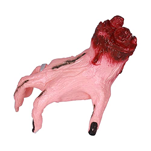 PUNELE Gruselige Kletterhand, Zombie -Design mit Gruseligen Klang, Trick Gefälschter Hand Hautgrüne Halloween -Dekorationen für Halloween mit Kostümkugel Requisiten (Hautfarbe) von PUNELE