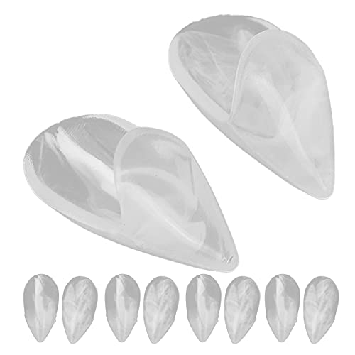 PUNELE Harz Falsche Zähne 10pcs, Sichere und Umweltfreundliche, Lebendige Wirkung, Halloween-Party-Dekoration, Leicht und Tragbar, Einfach zu Bedienen, für Cosplay, Halloween-Party, (15 mm) von PUNELE