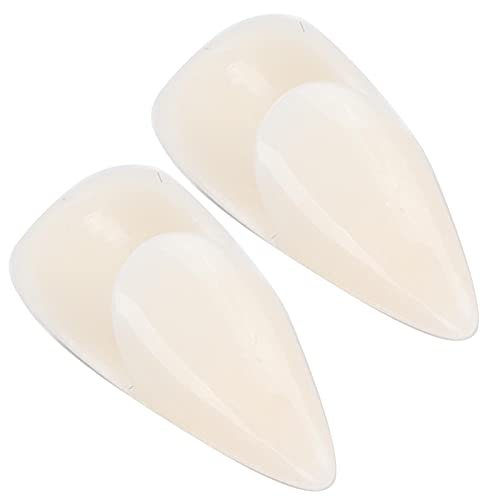 PUNELE Harz Gefälschte Zähne, Cosplay -Zahnersatz für Halloween -Party, Lebendiger Effekt für das Rollenspiel, Kleine Größe mit Aufbewahrungsbox für den Komfort (17mm Box) von PUNELE