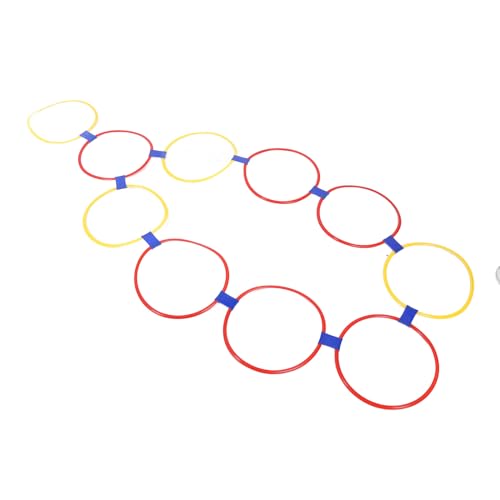 PUNELE Kinderringe mit Anschlüssen, Verbesserung des Gleichgewichts, Mehrfarbiges Ringspiels 38 cm, Verbesserung des Fokus, für Sensorisches Training, Weiches, Robustes Material, für von PUNELE
