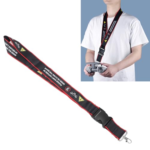 PUNELE RC-Lanyard-Umhängeband, Drohnen-Fernbedienungsgurt, Polyesterfaser, Weich, mit Warnschild-Haken, Drohnen-Lanyard für Avata 1 2, für FPV PUNELE RC-Lanyard-Umhängeband, Drohnen-Fernbedienungsgurt, Polyesterfaser, Weich, mit Warnschild-Haken, Drohnen-Lanyard für Avata 1 2, für FPV von PUNELE