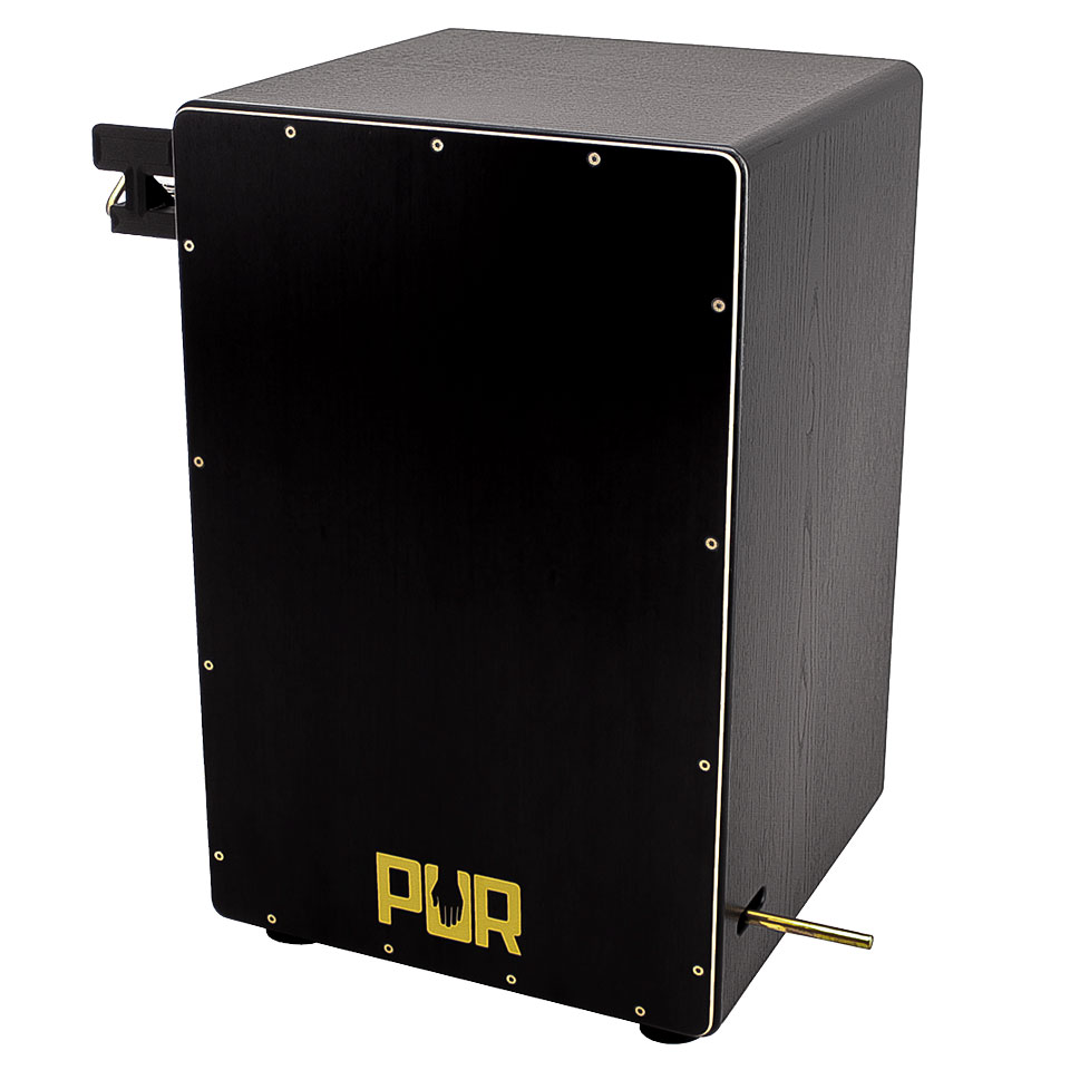 PUR Vision Pro PC 4499R right HiHat Black & Gold Cajon von PUR