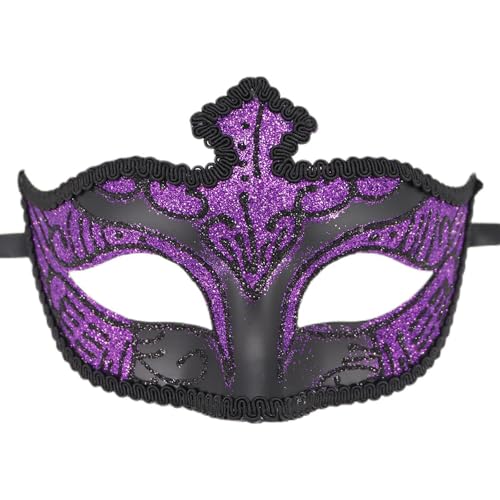 PURFUU Maskerade Augenmaske Halloween Augenmaske Halbgesicht Party Augenmaske für Damen Herren Maskerade Abschlussbälle Halloween Dress Up PURFUU Maskerade Augenmaske Halloween Augenmaske Halbgesicht Party Augenmaske für Damen Herren Maskerade Abschlussbälle Halloween Dress Up von PURFUU