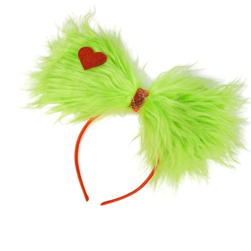 PURFUU Plüsch-Haarspange mit Weihnachtsmotiv, bequemes Tragen für Erwachsene und Kinder, sichere Haarspange, festliche Anlässe, Haar-Accessoires von PURFUU