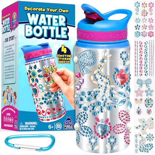 PURPLE LADYBUG DIY Personalisierte Trinkflasche Bastelset Kinder ab 6 Jahre - Geschenk Mädchen 10 Jahre - Basteln Mädchen 8 Jahre - Kreativ Set für Kinder 9 Jahre - Einhorn Geschenke für Mädchen PURPLE LADYBUG DIY Personalisierte Trinkflasche Bastelset Kinder ab 6 Jahre - Geschenk Mädchen 10 Jahre - Basteln Mädchen 8 Jahre - Kreativ Set für Kinder 9 Jahre - Einhorn Geschenke für Mädchen von PURPLE LADYBUG