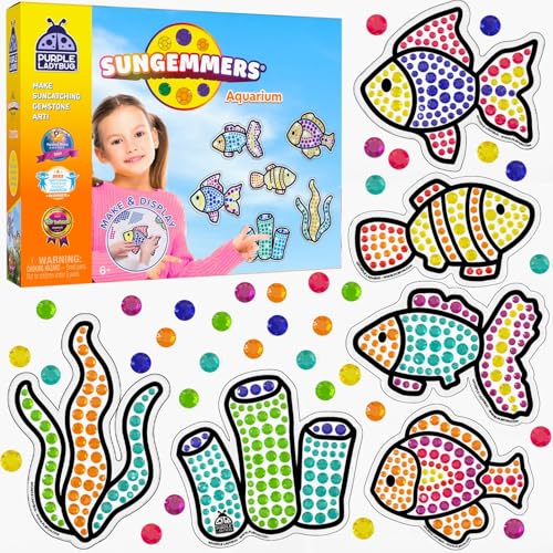 PURPLE LADYBUG Sungemmers Suncatcher Mosaik Bastelset Kinder ab 6 Jahre - Geschenk Mädchen 7-12 Jahre - Geschenke Kinder - Geschenk für Jungen - Kreatives Basteln ab 8 Jahre PURPLE LADYBUG Sungemmers Suncatcher Mosaik Bastelset Kinder ab 6 Jahre - Geschenk Mädchen 7-12 Jahre - Geschenke Kinder - Geschenk für Jungen - Kreatives Basteln ab 8 Jahre von PURPLE LADYBUG