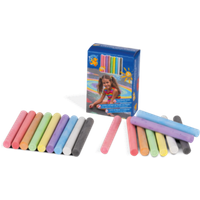 MALEFIX 45020008 Straßenmalkreide Schablonen Set Adventure von PUSTEFIX