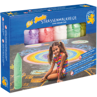 PUSTEFIX 45020011 MALEFIX Jumbo Straßenmalkreide 6er Packung von PUSTEFIX