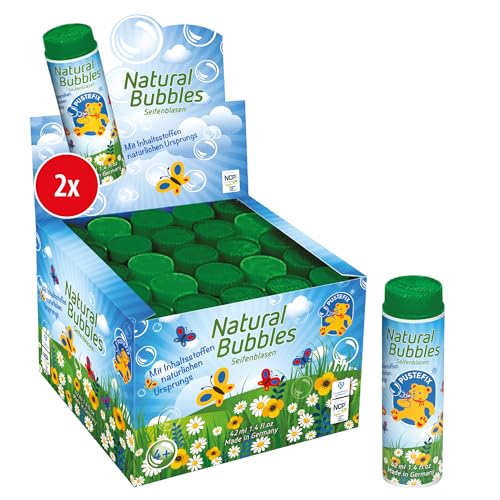 PUSTEFIX Klassik Natural Bubbles Set, 50x Klassik 42ml, Umweltfreundliche Seifenblasen Made in Germany, Perfekt für Kindergeburtstage, Hochzeiten und Events, 50 Flaschen à 42 ml für unbegrenzten Spaß PUSTEFIX Klassik Natural Bubbles Set, 50x Klassik 42ml, Umweltfreundliche Seifenblasen Made in Germany, Perfekt für Kindergeburtstage, Hochzeiten und Events, 50 Flaschen à 42 ml für unbegrenzten Spaß von PUSTEFIX