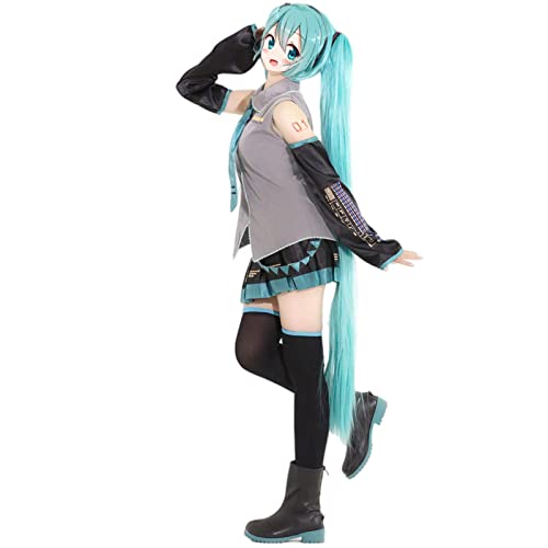 PUYYDS Anime Miku Cosplay Kostüm Perücke Kleid Kawaii Miku Cosplay Outfits Halloween Karneval Party Kostüme PUYYDS Anime Miku Cosplay Kostüm Perücke Kleid Kawaii Miku Cosplay Outfits Halloween Karneval Party Kostüme von PUYYDS