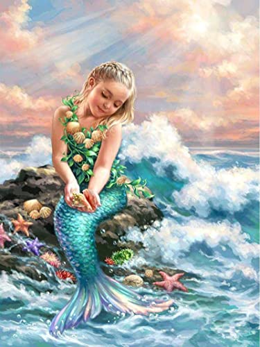 Puzzles Spielzeug 2000 Teile Erwachsene Meerjungfrau Mädchen Puzzles Spielzeug Kinder Brain Challenge Puzzle-Spiel Kinder Lernspiele Unterhaltungsgeschenke von PUZZLECABIN