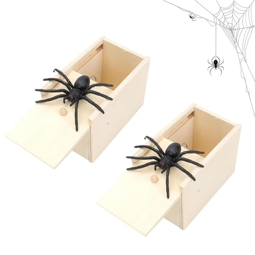 2 Stücke Scherzartikel Spinne in Box Spider Box Prank Scherzartikel Spinne Spinne Box Streich Spider Scare Box für Kinder Erwachsene Party 2 Stücke Scherzartikel Spinne in Box Spider Box Prank Scherzartikel Spinne Spinne Box Streich Spider Scare Box für Kinder Erwachsene Party von PVFZXS