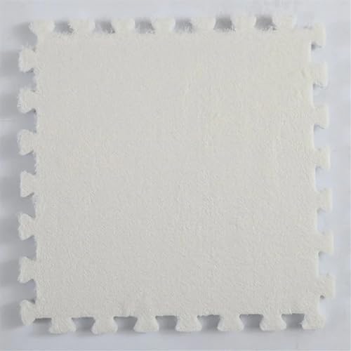 24 Stück, 30 x 30 cm, weiche Plüschmatte, Spielmatte, Spielzeug, Puzzlematte Eva im Raum, Plüsch-Spielmatte, Puzzle-Schaumstoffmatte für Hog-Dekoration von PVYGDXYI