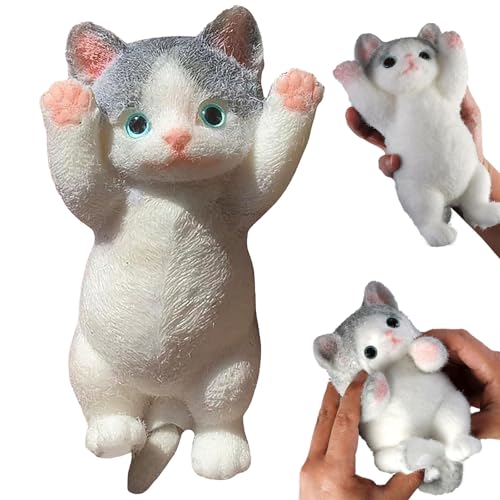 Anti Stress Spielzeug, Fidget Toys, Katzen Sensorik Spielzeug, Realistische Katze Stressabbau Spielzeug, Niedlich Squeeze Toy, Stress Spielzeug, Anti Stress Geschenke Für Erwachsene Und Kinder Anti Stress Spielzeug, Fidget Toys, Katzen Sensorik Spielzeug, Realistische Katze Stressabbau Spielzeug, Niedlich Squeeze Toy, Stress Spielzeug, Anti Stress Geschenke Für Erwachsene Und Kinder von PWCTNT