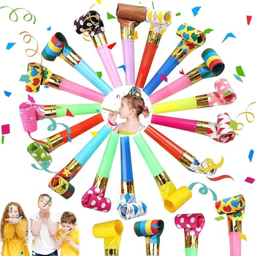 Tröte,Trompete Kinder,20 Stück Farbig Gemischt Tröten,Kinder Trompete Tröte Laut Partytröten,Krachmacher zum Anfeuern Lustige Spielzeuge für Neujahr Geburtstag Party Kinder Party Weihnachten Tröte,Trompete Kinder,20 Stück Farbig Gemischt Tröten,Kinder Trompete Tröte Laut Partytröten,Krachmacher zum Anfeuern Lustige Spielzeuge für Neujahr Geburtstag Party Kinder Party Weihnachten von PWCTNT