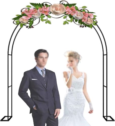 Metall-Hochzeitsbogen, Groß for 1,4m–3,5m – Stabiles Rosenbogen-Pergola-Spalier(Green,W1.4M*H2.3M) von PXAMORTEL