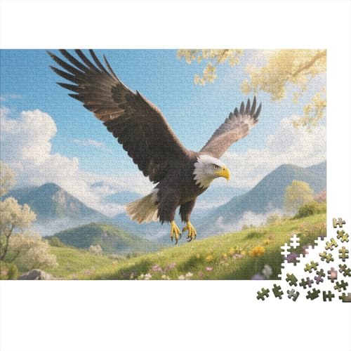 AdlerPuzzles 500 Teile Schwer Puzzle Spielzeug Lernspiel Impossible Herausforderung Spielzeug Für Erwachsene Kinder 500pcs (52x38cm) von PXBDUASIE