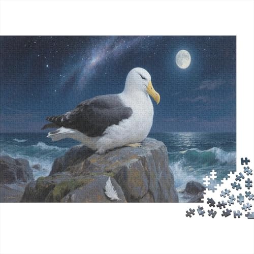AlbatrosPuzzle 1000 Teile Schwer Puzzle Spielzeug Lernspiel Impossible Herausforderung Spielzeug Für Erwachsene Und Kinder Ab 12 Jahren 1000pcs (75x50cm) von PXBDUASIE
