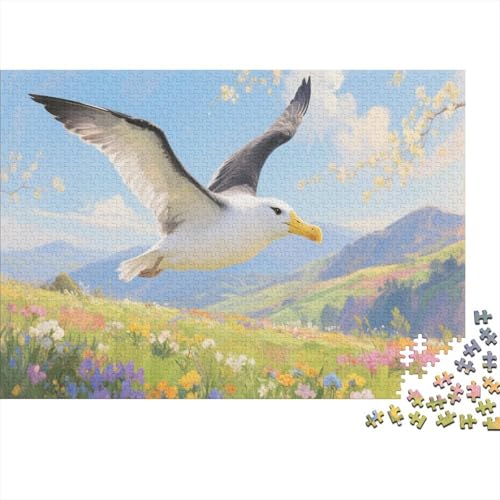 AlbatrosPuzzle 300-teilige Schwer Puzzle Spielzeug Lernspiel Impossible Herausforderung Spielzeug Für Erwachsene Und Kinder Ab 12 Jahren 300pcs (40x28cm) von PXBDUASIE