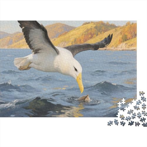 AlbatrosPuzzle 500-teilige Schwer Puzzle Spielzeug Lernspiel Impossible Herausforderungsspielzeug Für Erwachsene Und Kinder Ab 12 Jahren 500pcs (52x38cm) von PXBDUASIE
