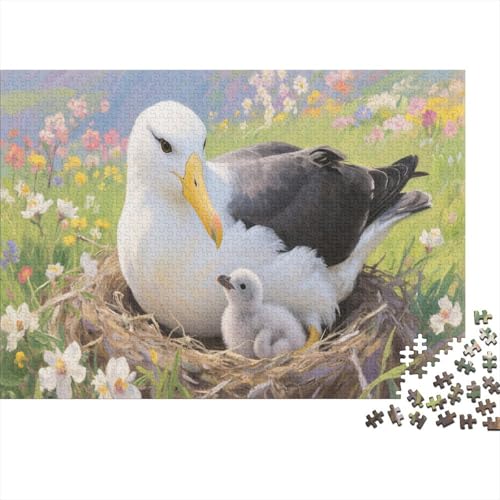 AlbatrosPuzzle 500-teilige Schwer Puzzle Spielzeug Pädagogisches Spiel Impossible Herausforderungsspielzeug Für Erwachsene Kinder 500pcs (52x38cm) von PXBDUASIE