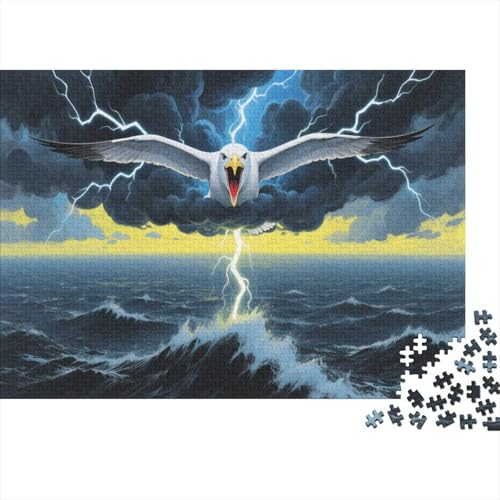 AlbatrossPuzzle 1000-teilige Schwer Puzzle Spielzeug Lernspiel Impossible Herausforderung Spielzeug Für Erwachsene Kinder 1000pcs (75x50cm) von PXBDUASIE