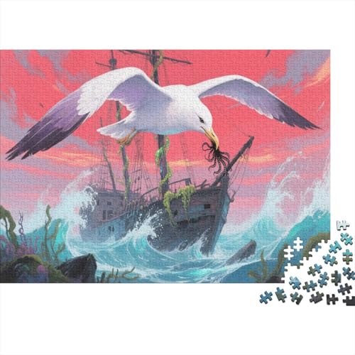 AlbatrossPuzzle 300 Teile Schwer Puzzle Spielzeug Lernspiel Impossible Herausforderungsspielzeug Für Erwachsene Und Kinder Ab 14 Jahren 300pcs (40x28cm) von PXBDUASIE