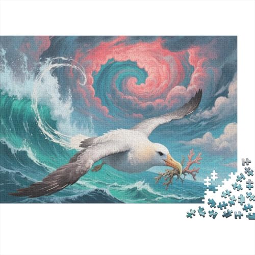 AlbatrossPuzzles 300 Teile Schwer Puzzle Spielzeug Pädagogisches Spiel Impossible Herausforderungsspielzeug Für Erwachsene Und Kinder Ab 12 Jahren 300pcs (40x28cm) von PXBDUASIE