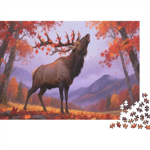 AlcePuzzle 1000 Teile Schwer Puzzle Spielzeug Pädagogisches Spiel Impossible Herausforderungsspielzeug Für Erwachsene Kinder 1000pcs (75x50cm) von PXBDUASIE