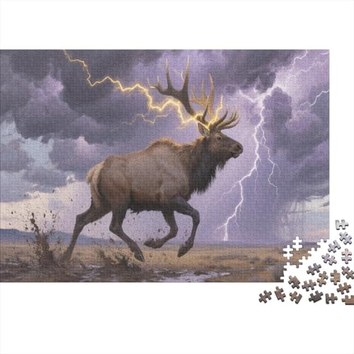 AlcePuzzle 1000 Teile Schwer Puzzle Spielzeug Pädagogisches Spiel Impossible Herausforderungsspielzeug Für Erwachsene Und Kinder Ab 12 Jahren 1000pcs (75x50cm) von PXBDUASIE