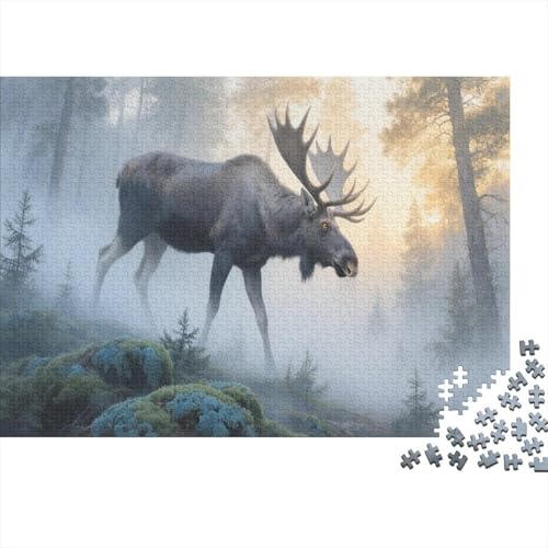 AlcePuzzle 1000 Teile Schwer Puzzle Spielzeug Pädagogisches Spiel Impossible Herausforderungsspielzeug Für Erwachsene Und Kinder in Bewährter 1000pcs (75x50cm) von PXBDUASIE