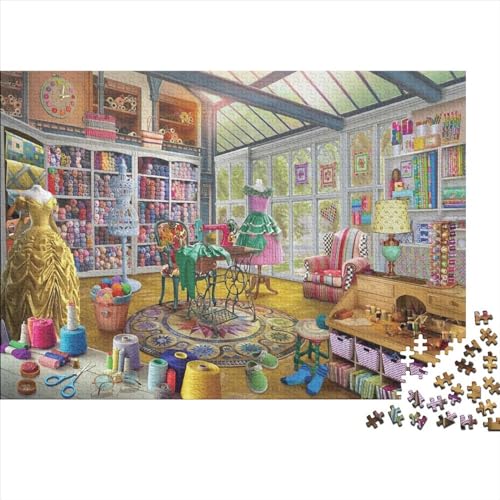 Anpassung der Kleidung Puzzles 500-teilige Schwer Puzzle Spielzeug Lernspiel Impossible Herausforderungsspielzeug Für Erwachsene Kinder 500pcs (52x38cm) von PXBDUASIE
