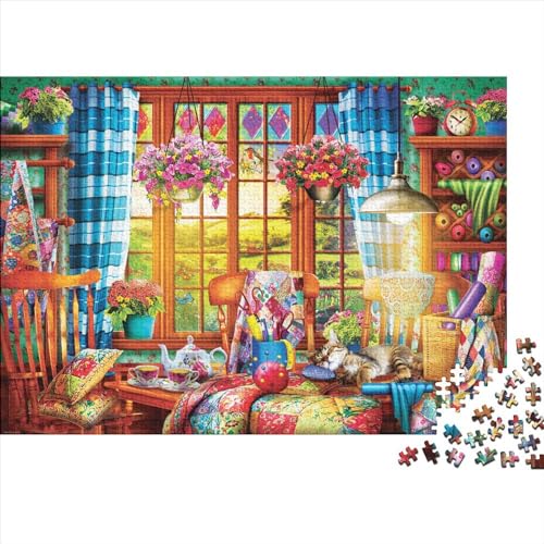 Ausstattung der Zimmer Puzzle 1000-teilige Schwer Puzzle Spielzeug Pädagogisches Spiel Impossible Herausforderungsspielzeug Für Erwachsene Und Kinder in Bewährter 1000pcs (75x50cm) von PXBDUASIE